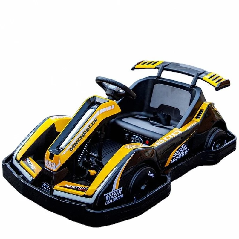 Electric Kids Pedal Go Kart Ride-On Racing Karting Four Wheeler Battery Powered Plastic Go Karts Children Buggy Juguete Para