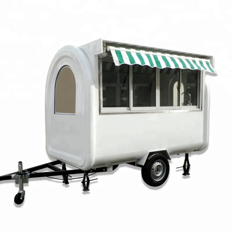 Mobile Coffee Shop Candy Vending churros fryer ice cream food cart trailer