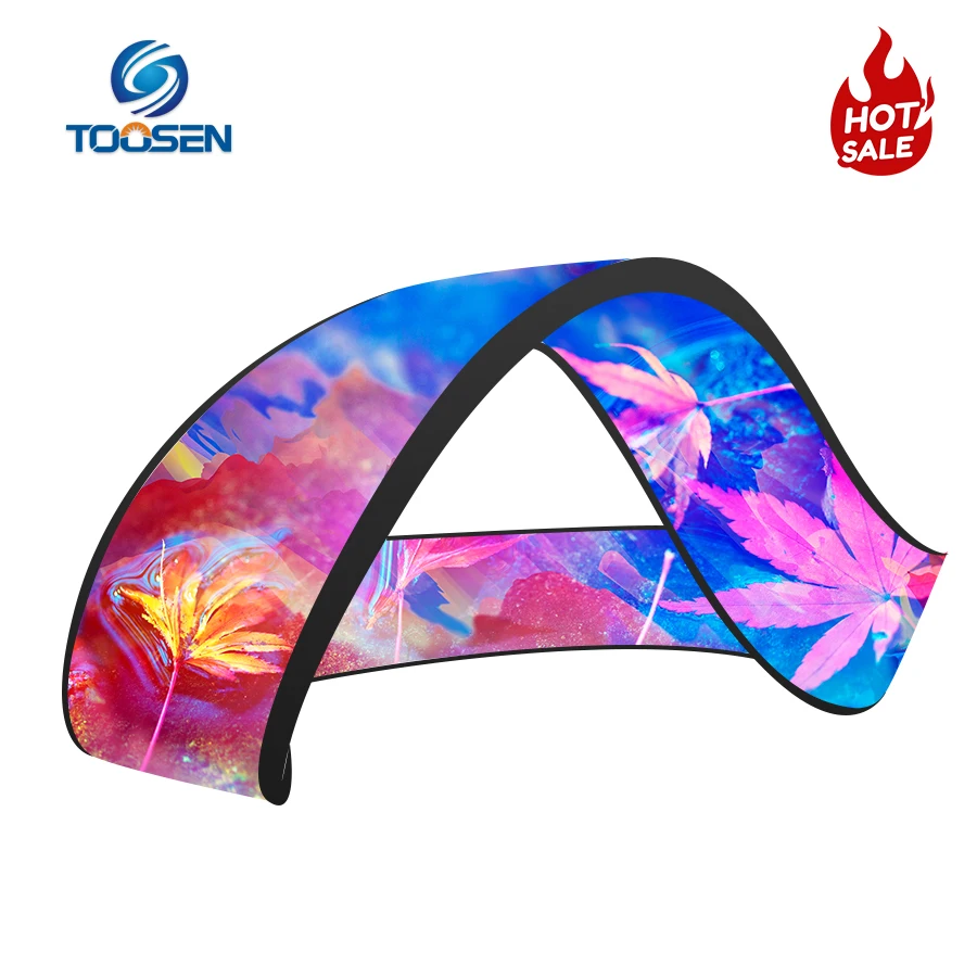 Suppliers Hanging Indoor Flexible Led Screen P1.8 P2 P2.5 Curve Led Panel Display Circular Soft Cylindrical Hd Led Video Wall