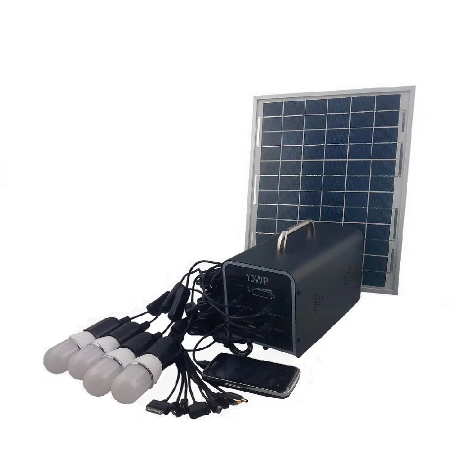 Home portable solar power system with solar panels for small homes solar plants