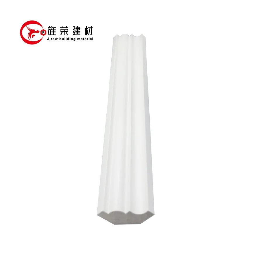 Waterproof Decorative Primed Crown Moulding Customized Wood for Ceiling