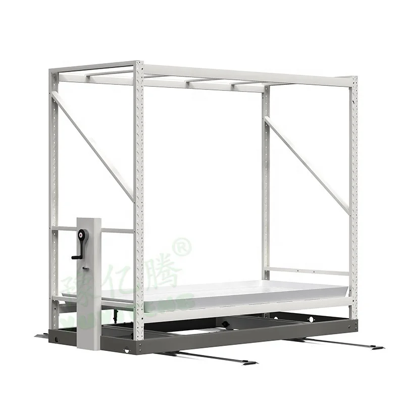 Vertical Rolling Table 4x8 Multi Level Long Planting Grow Rack System With Tray