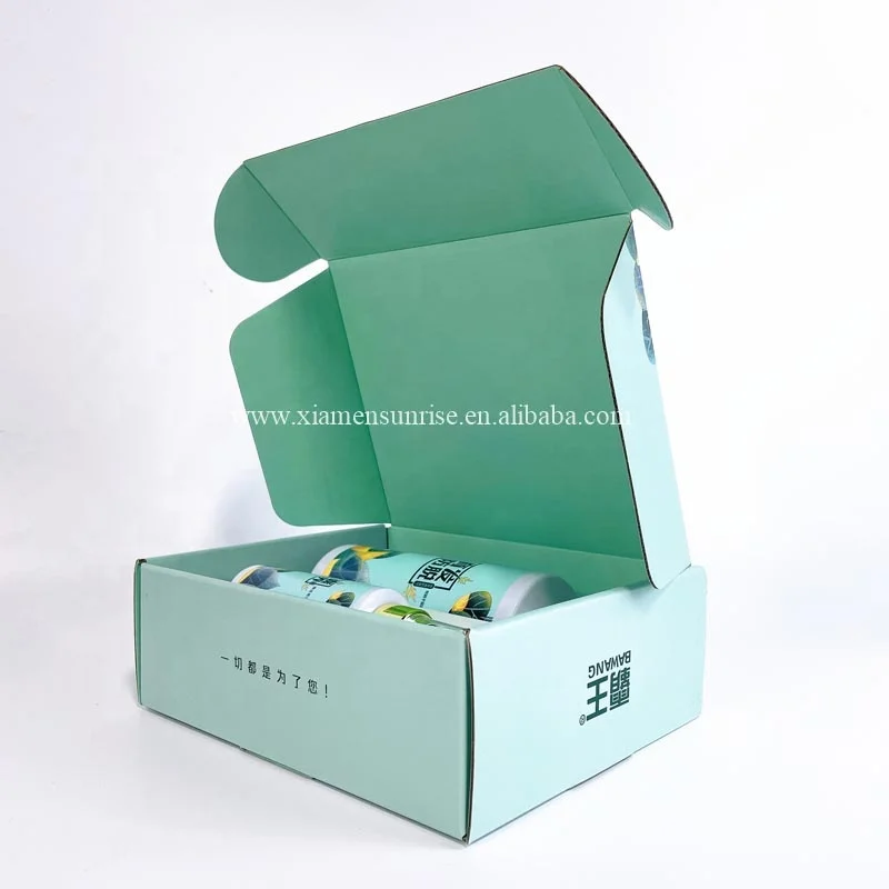 Custom paper express shipping packaging box corrugated mailer box electronics mailing boxes
