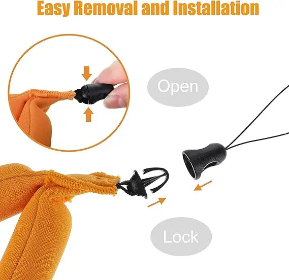 Waterproof Camera Float Strap Cell Phone Float Strap Underwater Universal Neoprene Floating Wristband Buoyancy Belt