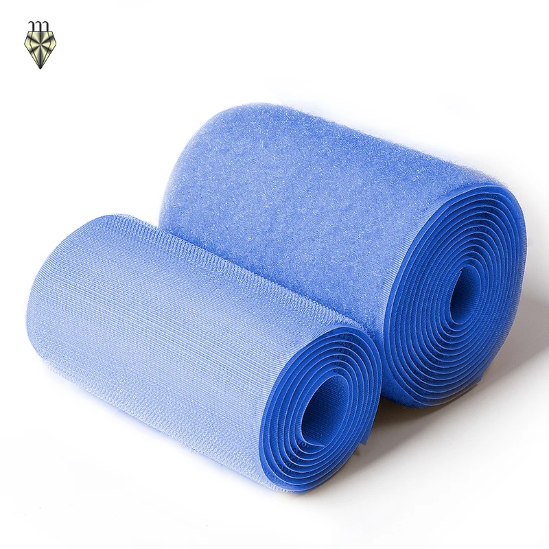 custom industrial hook and loop 70% polyamide multicolor self-adhesive hook and loop patches fastener sewing for luggage