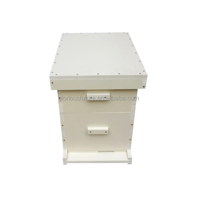 New PVC Plastic Bee hive 8 Frames Wood Beehive Langstroth Bee Box 2 Levels For Beekeeping