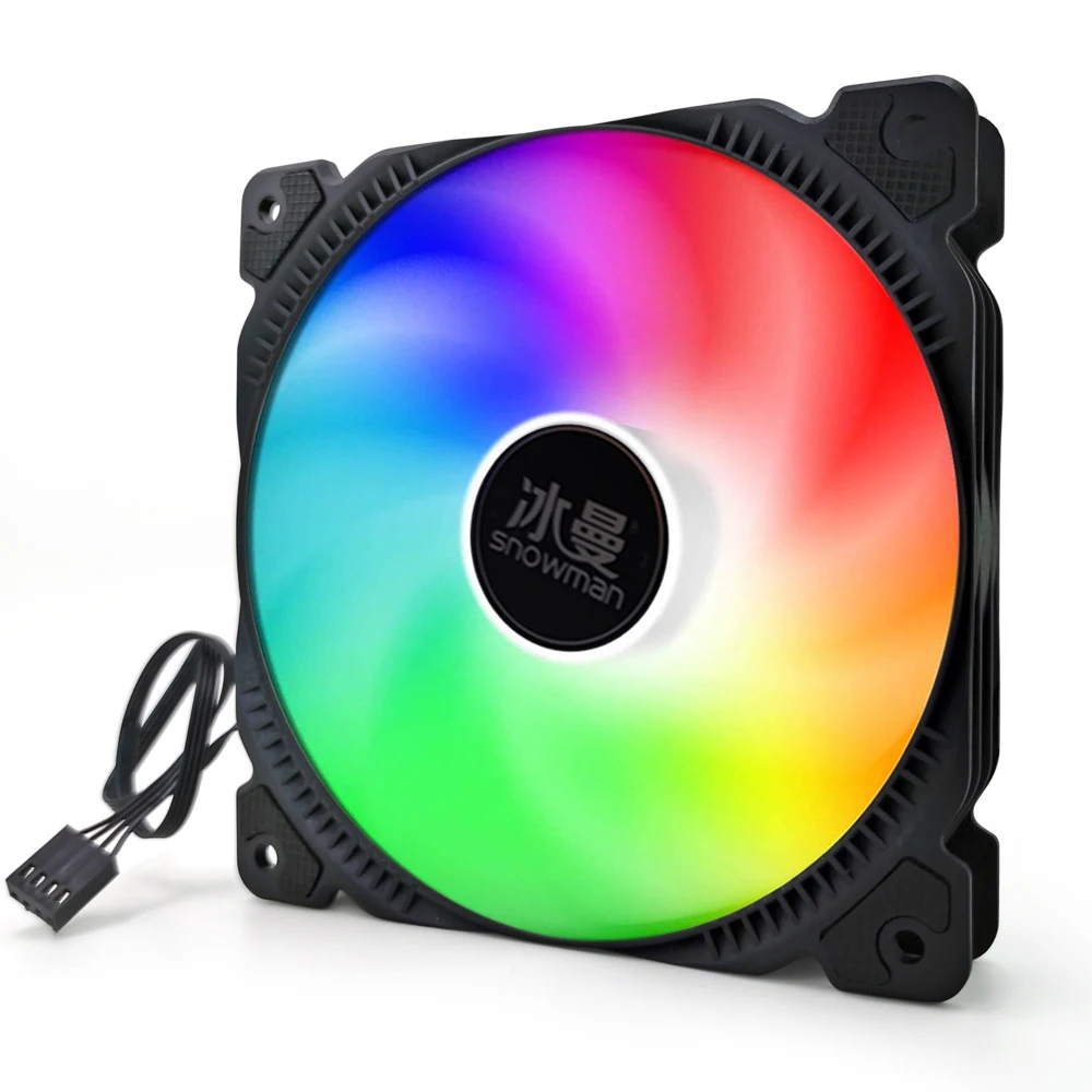 
SNOWMAN PWM 4 Pin 120mm Computer Case Fan Silent 12CM Fan CPU Cooling 