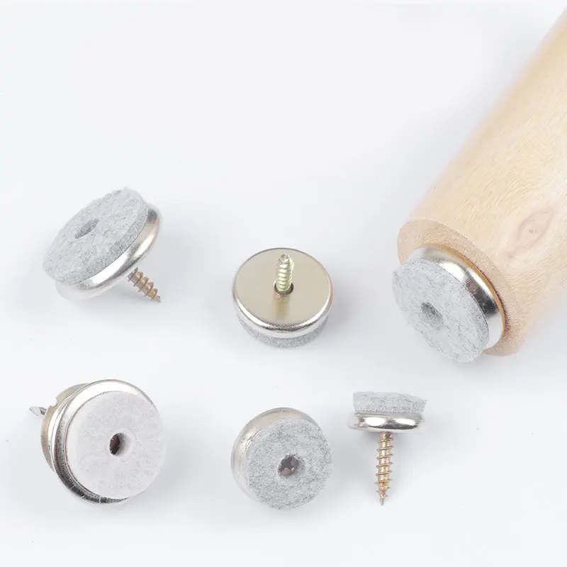 High End Furniture Pads With Nails Table Desk Chair Cabinet Leg Pads Floor Protector OEM Support