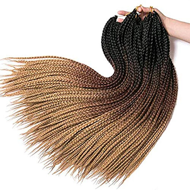 
New high quality beautiful color crochet goddess boxed braids extensions 