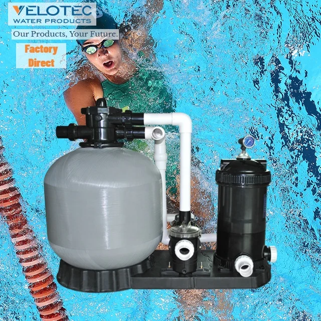 China factory Filter system swimming pool sand filter with pump combo