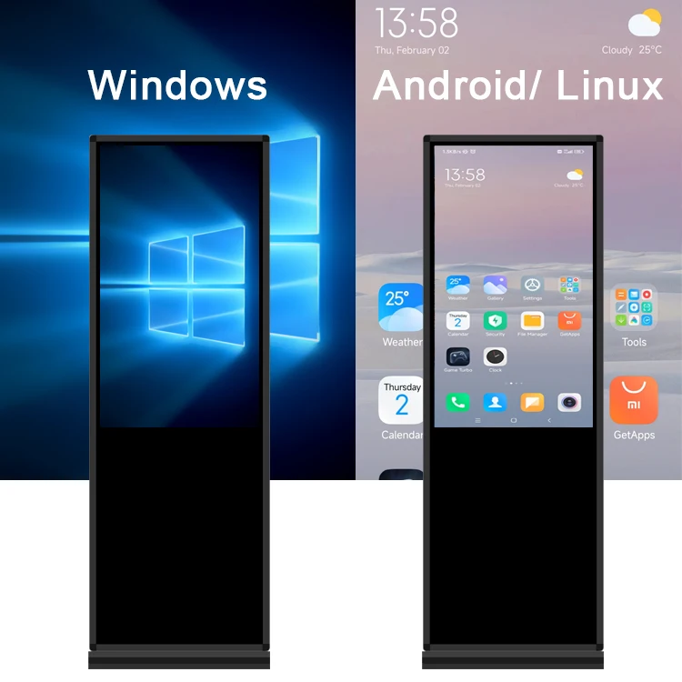 Factory Price Ultra Thin Kiosk Touch Screen for Retail Display Solutions