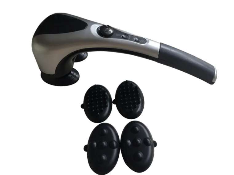 Electric Handheld Back Massager Infrared Heating Hammer Massager With Double Head Used to Full Body Massage Pain Relief
