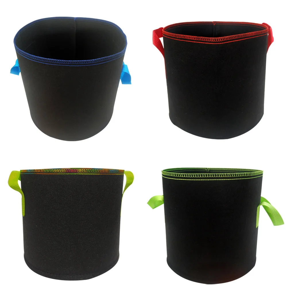1/2/3/5/10/15 Gallon planter grow bag tree seeding pot fruit fabric plant pots Flower pot grow bags for planting vegetables