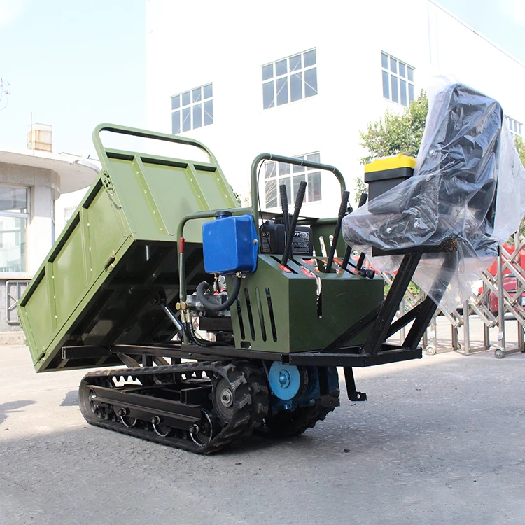 Power Barrow Crawler Tracked Mini Dumper Rubber Track