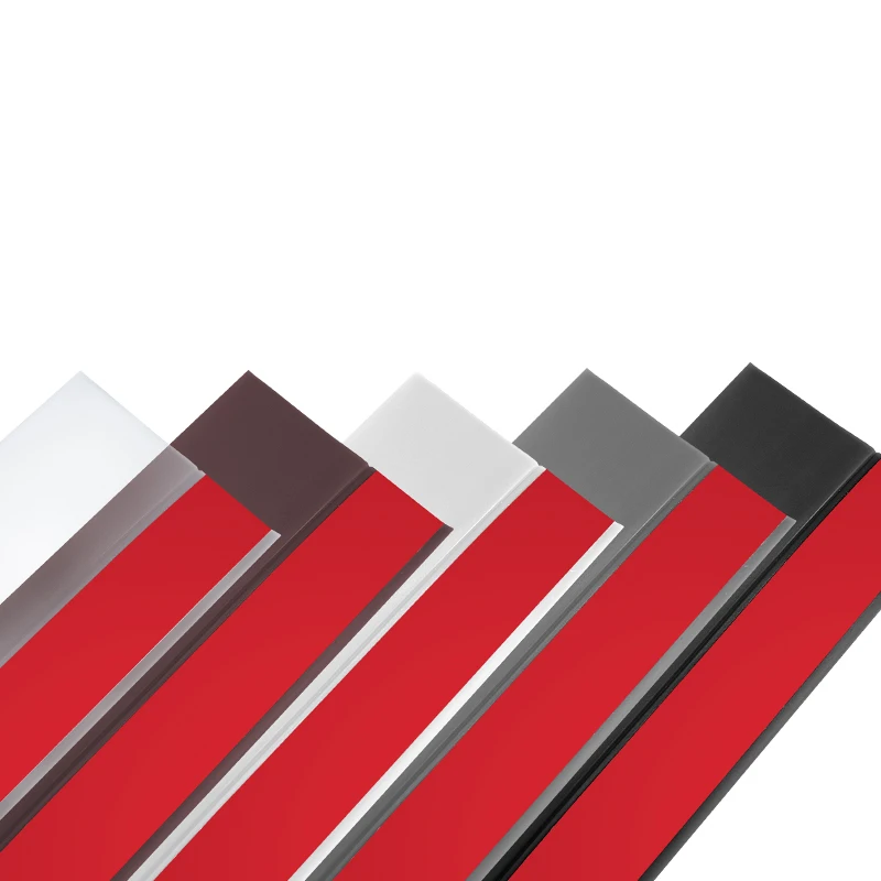 Self adhesive soundproof and windproof sealing strip at the bottom of the bedroom door