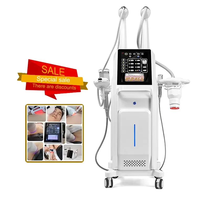 Multifunctional salon 4 in 1 Skin Tightening Machine Rf Vacuum Fat Rotating Slimming Beauty Machine