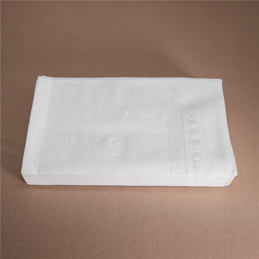 Cheap Factory Price Dinner Napkins 15x17 2ply 20 Pack/Carton 1/8fold Virgin