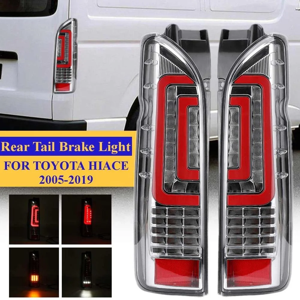 LED Tail Light for HIACE 2005 - 2018 Mini Van Bus Parts Accessories Auto Car TOYOTA Vehicle Body Kits Fog Lamp signal Brake