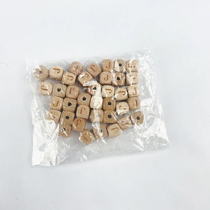 
Natural Jewelry Making DIY Accessories 26 Letters Beads Beech Wooden Letters Beads 
