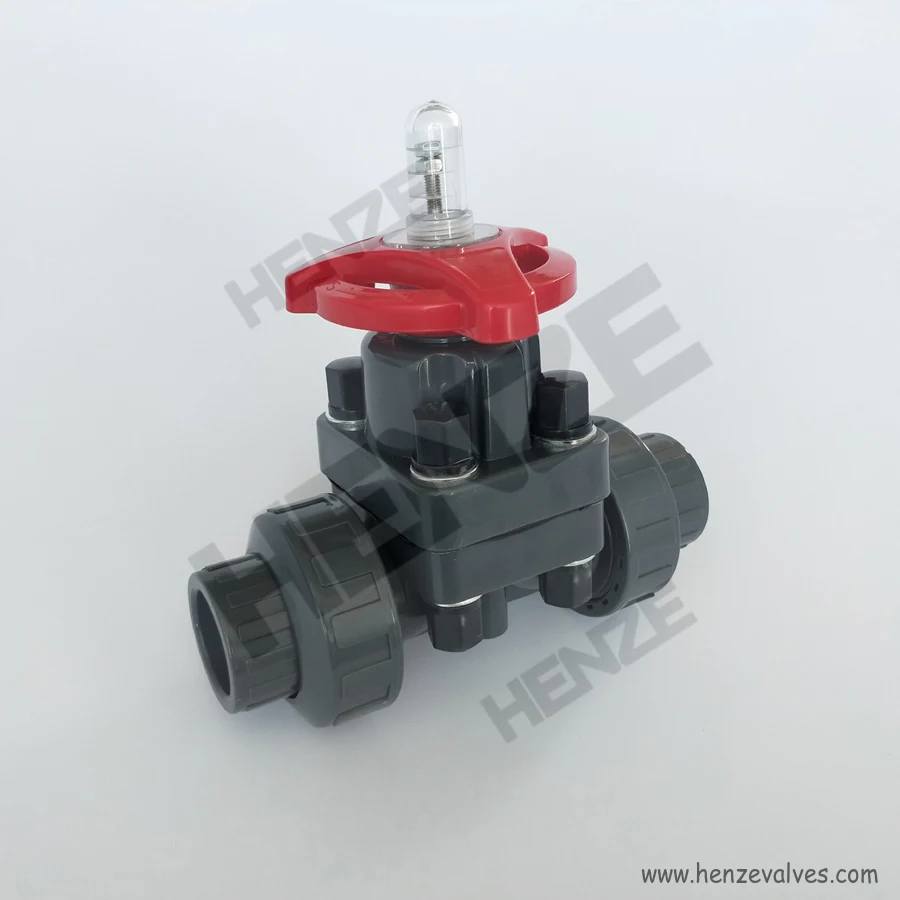 
Plastic UPVC, CPVC, PPH, PVDF, FRPP Socket Plastic Diaphragm Valve 