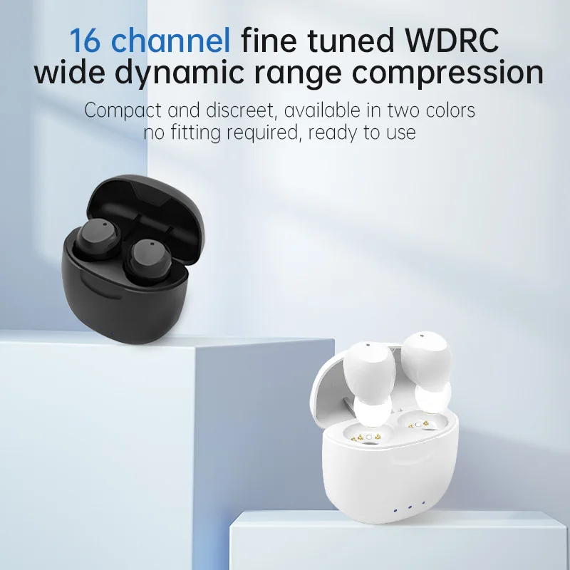 BlueDeer Hot Sale Factory Price Medical Severe Hearing Loss Small Invisible In-ear Hearing Aids Elderly Wireless