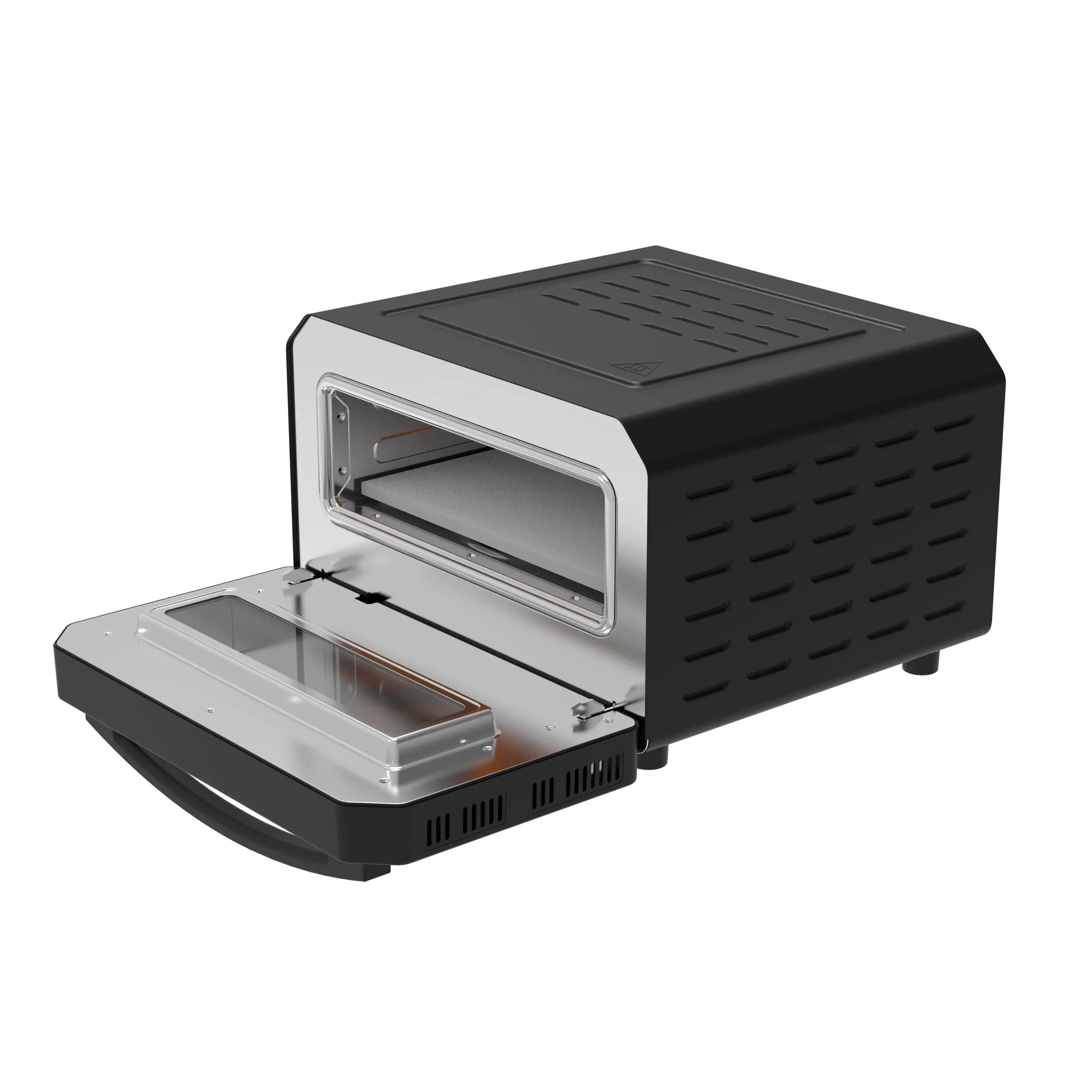 400 degree Hot sale stainless steel pizza oven high heat stone electric oven 12 inch pizza oven making machine