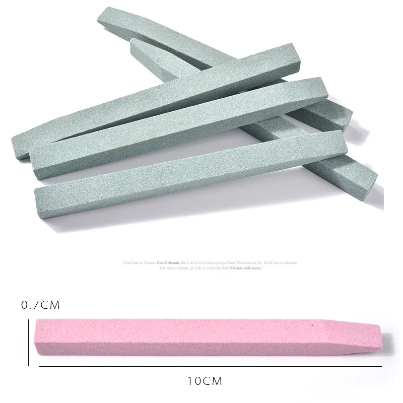 Cuticle Dead Skin Pusher Trimmer Removal Polishing Rods Durable Quartz Scrubs Stick Nail Files