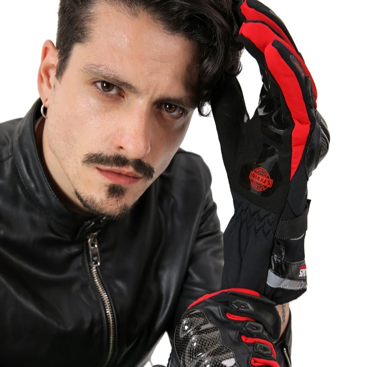 Новый дизайн сенсорных спортивных мужских мотоциклетных перчаток для вождения