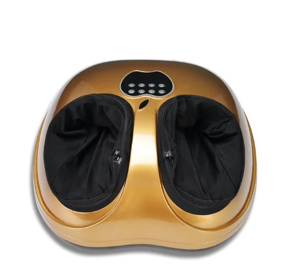 Apple shape LED electric foot massager with remote heated foot massager roller