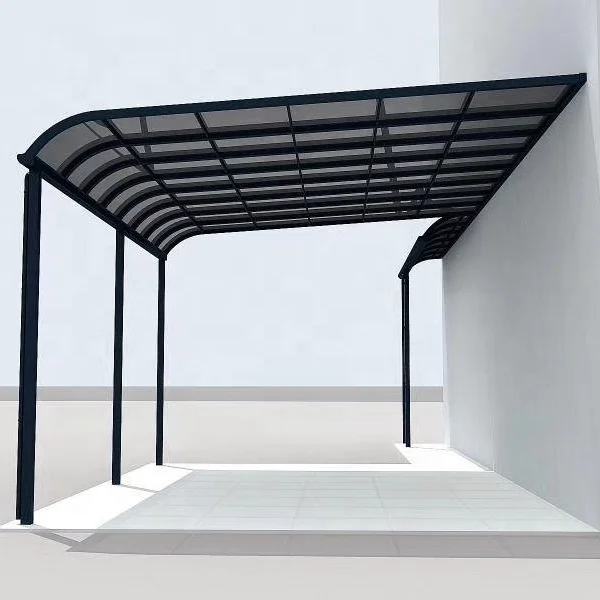 Outdoor Gazebo PC Pergola System Metal Garage Patio Awning Roof