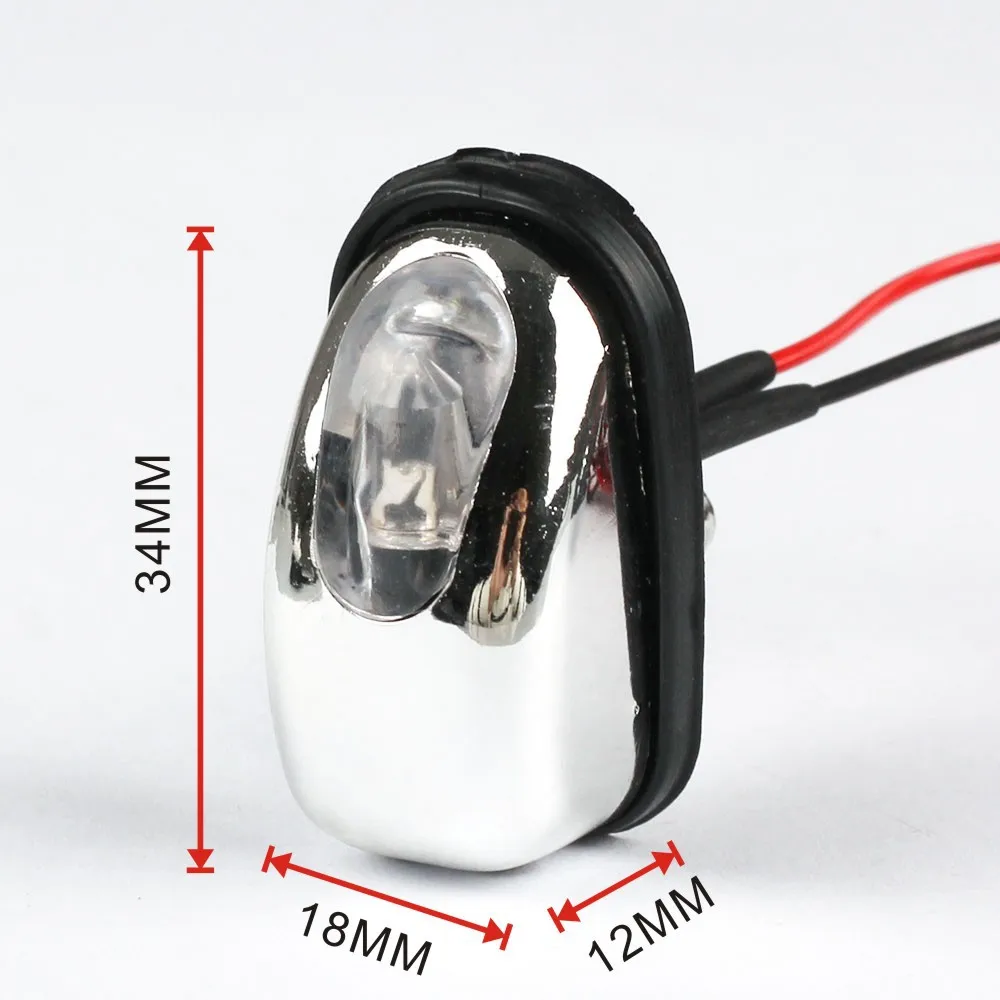 NEW 1 Pair Auto LED Light Windshield Windscreen Jet Spray Nozzle Wiper Washer Lamp