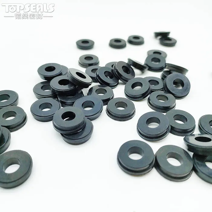 Custom Medical Black Silicone Rubber Stopper Plug