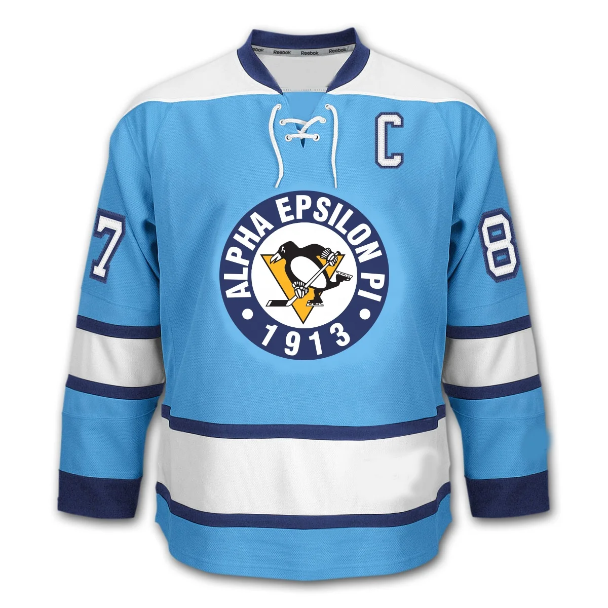 Wholesale retro black red tackle twill ice hockey uniform