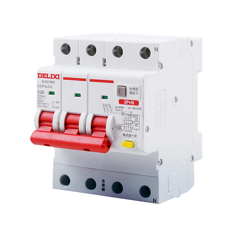 2P Electric Power Switch Industrial Follower Small DZ47SLES Circuit Circuit Short -circuit Protective Protective Router