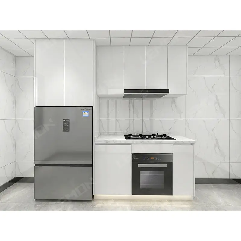 Customized Modern Design Small Kitchen Smart Home Kitchen Cabinets for Apartment Small House Good Price Kitchen