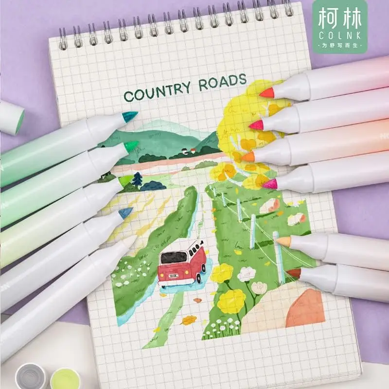 Acrylic Paint Pens Paint Markers for Rock Painting  Paint Marker Pen Set of 16 Colors  Brush Tip Acrylic Markers DIY Craft