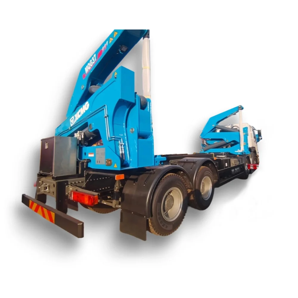 400HP high quality sinotruk howo 37 ton sidelifter crane truck for 20ft tank container transport