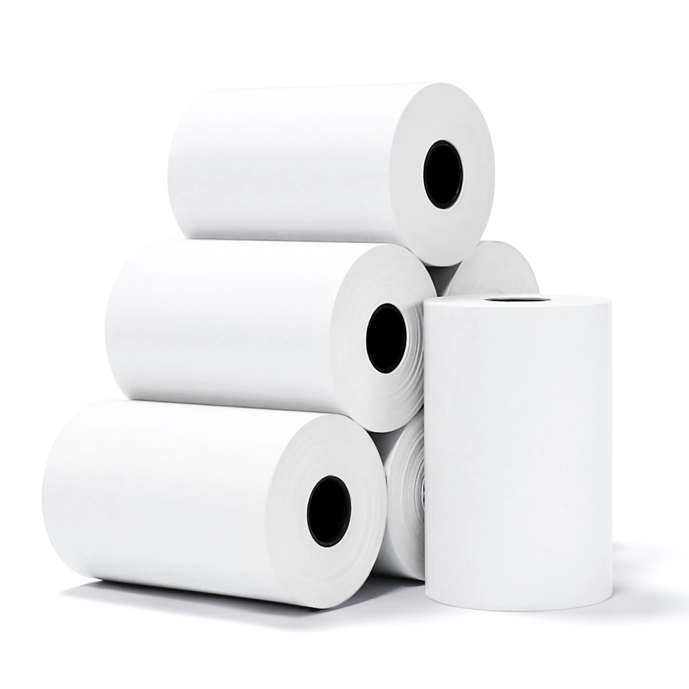 Factory Supplier Cash Receipt Paper 57x50mm 48gsm Thermal Printer Paper Roll for Cash Register Credit Card Pos Machine