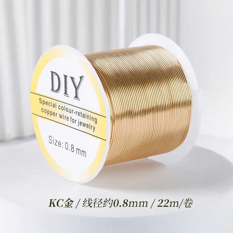 wholesale brass Copper Wire roll Jewelry Beading Wire for Diy beads necklace Jewelry Making accessories metal wire