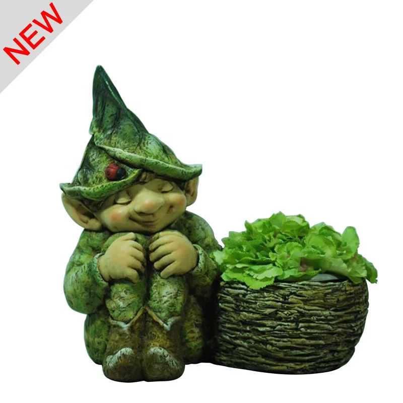 
Wholesale Resin Custom Elf Garden Statues For Spring Decoration 