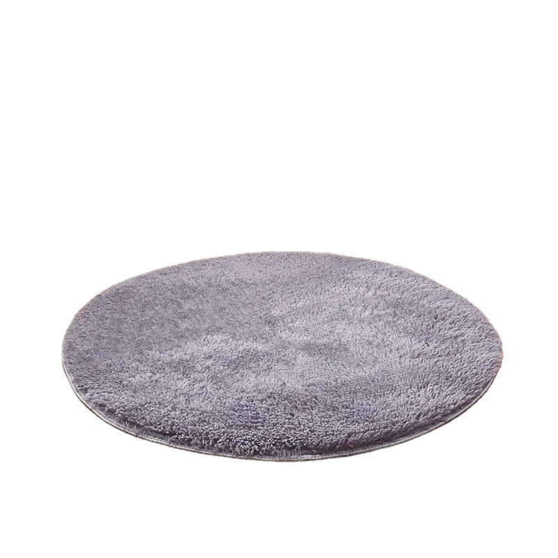 Customized Microfiber Non-Slip Round Rug Living Room Kids Room Cushioned  shaggy Furry fluffy Circle rug carpet