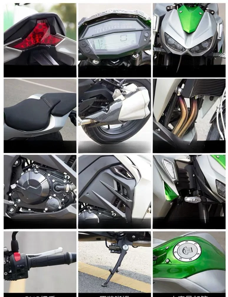 Гоночный мотоцикл 250CC 400CC водяное охлаждение двухцилиндровый бензиновый курсер