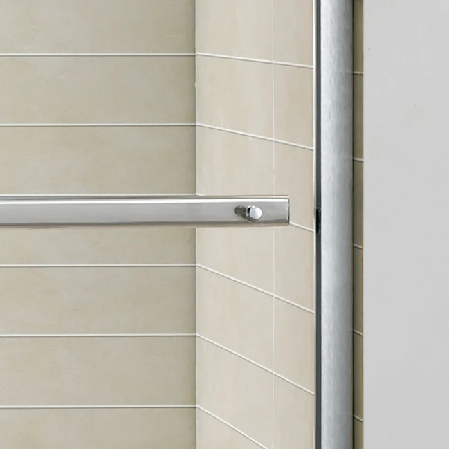 Foshan aluminium shower room sliding glass shower door hardware glass shower screen