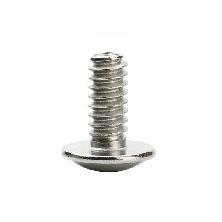 Stainless Steel SS304 SS316 Ball Head Bolts Truss Head din967 Cross Recessed Machine Screw