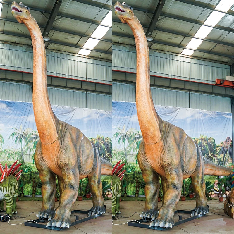 Brachiosaurus Animatronic Robotic Dinosaur Outdoors for Theme Amusement Park Real Size For Sale
