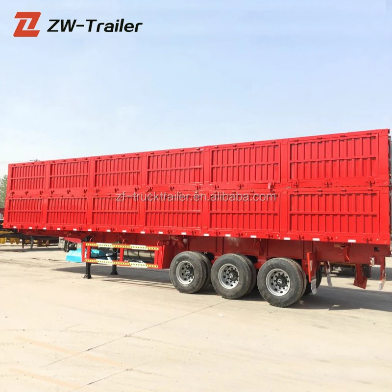80Tons 90Tons 3 Axles 34 ton Side Tipper Semi Truck Trailer For Sale In South Africa