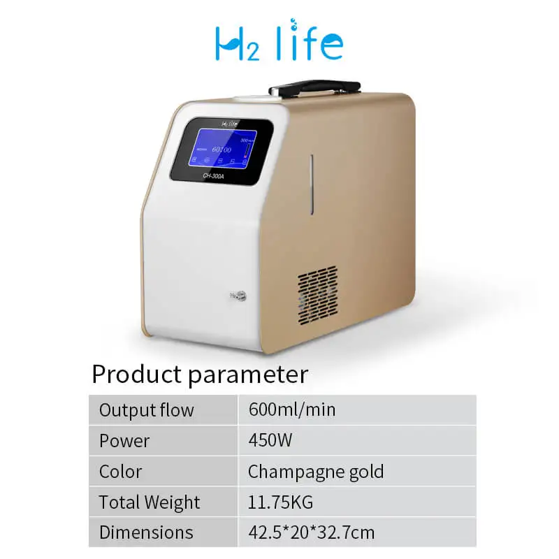 Hydrogen Inhaler Gas Hydrogen Generators Water Hydrogen Generator