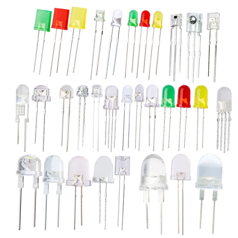 Hot sale High brightness 3MM 5MM LED DIP Electronic Component 780nm 850nm 940nm 950nm 1050nm Ir Infrared Diode Photodiode