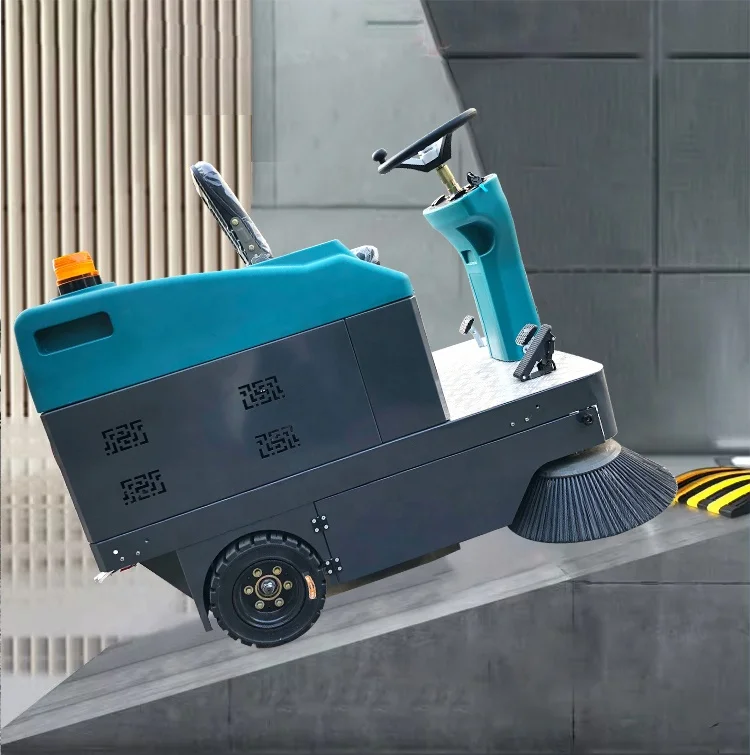 Hot Sale Driving Floor Cleaning Machine Debris Vacuum Loader Collector Ride-on Street Sweeper