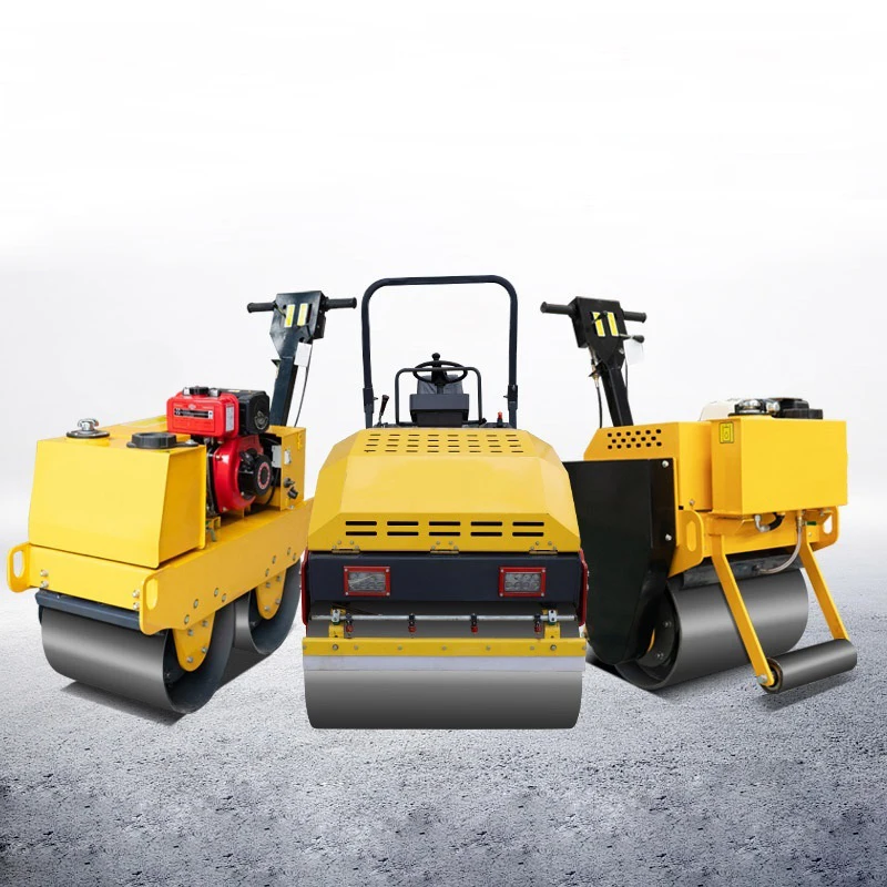 small road roller Walk-behind ride-on compactor mini vibrating roller vibration